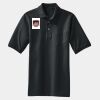 Heavyweight Cotton Pique Polo with Pocket Thumbnail