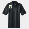 Heavyweight Cotton Pique Polo with Pocket Thumbnail
