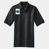 Heavyweight Cotton Pique Polo with Pocket Thumbnail