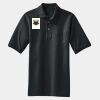 Heavyweight Cotton Pique Polo with Pocket Thumbnail