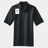 Heavyweight Cotton Pique Polo with Pocket Thumbnail