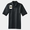 Heavyweight Cotton Pique Polo with Pocket Thumbnail
