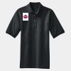 Heavyweight Cotton Pique Polo with Pocket Thumbnail