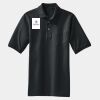 Heavyweight Cotton Pique Polo with Pocket Thumbnail