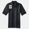 Heavyweight Cotton Pique Polo with Pocket Thumbnail
