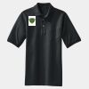 Heavyweight Cotton Pique Polo with Pocket Thumbnail
