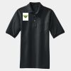 Heavyweight Cotton Pique Polo with Pocket Thumbnail