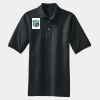 Heavyweight Cotton Pique Polo with Pocket Thumbnail