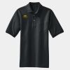 Heavyweight Cotton Pique Polo with Pocket Thumbnail