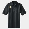 Heavyweight Cotton Pique Polo with Pocket Thumbnail