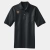 Heavyweight Cotton Pique Polo with Pocket Thumbnail