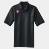 Heavyweight Cotton Pique Polo with Pocket Thumbnail