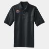 Heavyweight Cotton Pique Polo with Pocket Thumbnail