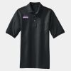 Heavyweight Cotton Pique Polo with Pocket Thumbnail
