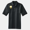 Heavyweight Cotton Pique Polo with Pocket Thumbnail