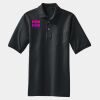 Heavyweight Cotton Pique Polo with Pocket Thumbnail