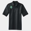 Heavyweight Cotton Pique Polo with Pocket Thumbnail