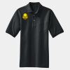 Heavyweight Cotton Pique Polo with Pocket Thumbnail