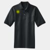 Heavyweight Cotton Pique Polo with Pocket Thumbnail