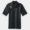 Heavyweight Cotton Pique Polo with Pocket Thumbnail