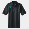 Heavyweight Cotton Pique Polo with Pocket Thumbnail