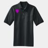 Heavyweight Cotton Pique Polo with Pocket Thumbnail