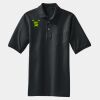 Heavyweight Cotton Pique Polo with Pocket Thumbnail