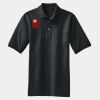 Heavyweight Cotton Pique Polo with Pocket Thumbnail