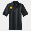 Heavyweight Cotton Pique Polo with Pocket Thumbnail