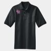 Heavyweight Cotton Pique Polo with Pocket Thumbnail
