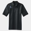 Heavyweight Cotton Pique Polo with Pocket Thumbnail