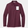 Ladies Silk Touch Long Sleeve Polo Thumbnail