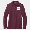 Ladies Silk Touch Long Sleeve Polo Thumbnail