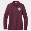 Ladies Silk Touch Long Sleeve Polo Thumbnail
